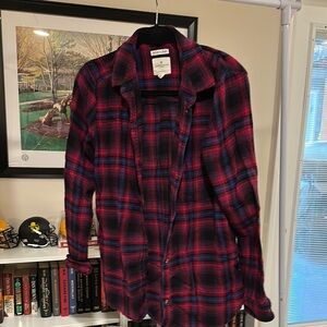 Red and Black Plaid Shirt